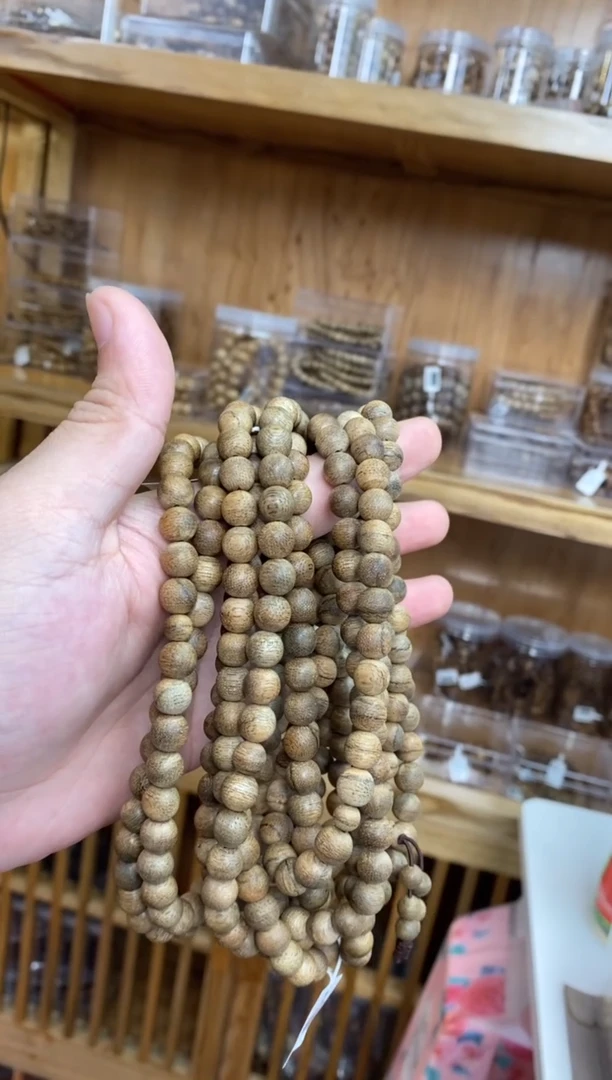 沉香手串达拉干圆珠长串0.8多样性发其一