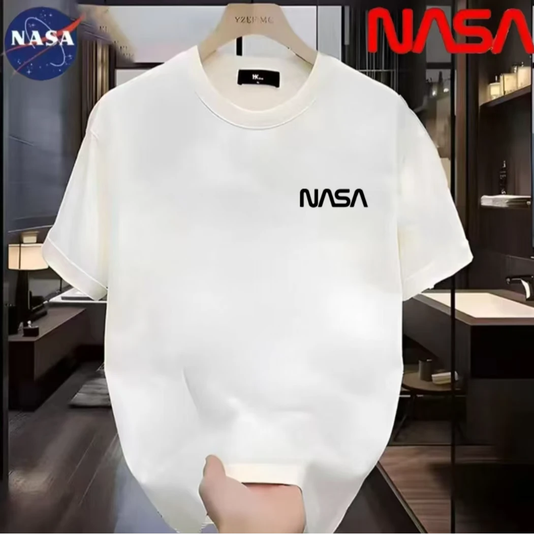 【NASA联名】纯棉夏季圆领短袖T恤休闲百搭宽松时尚男女同款A-6