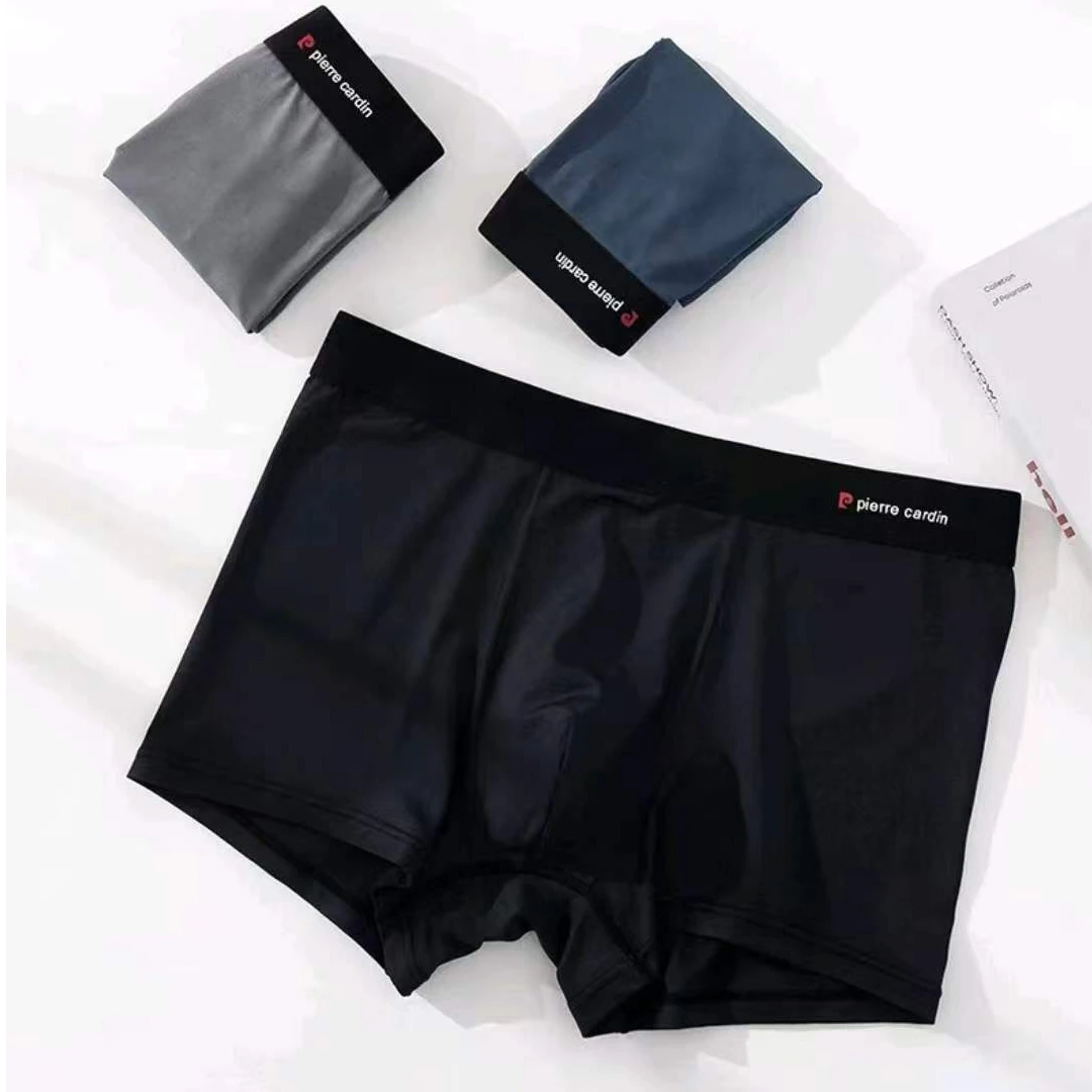 专柜同款男内裤平角裤中腰四角裤弹性好舒适夏季时尚