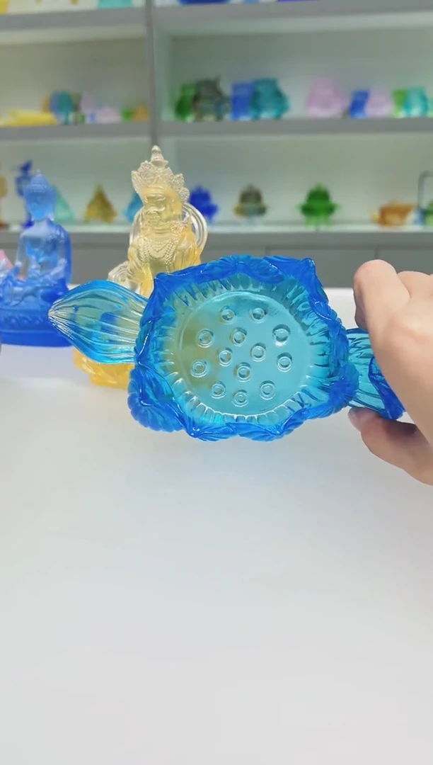 手工艺品琉璃古法琉璃底座