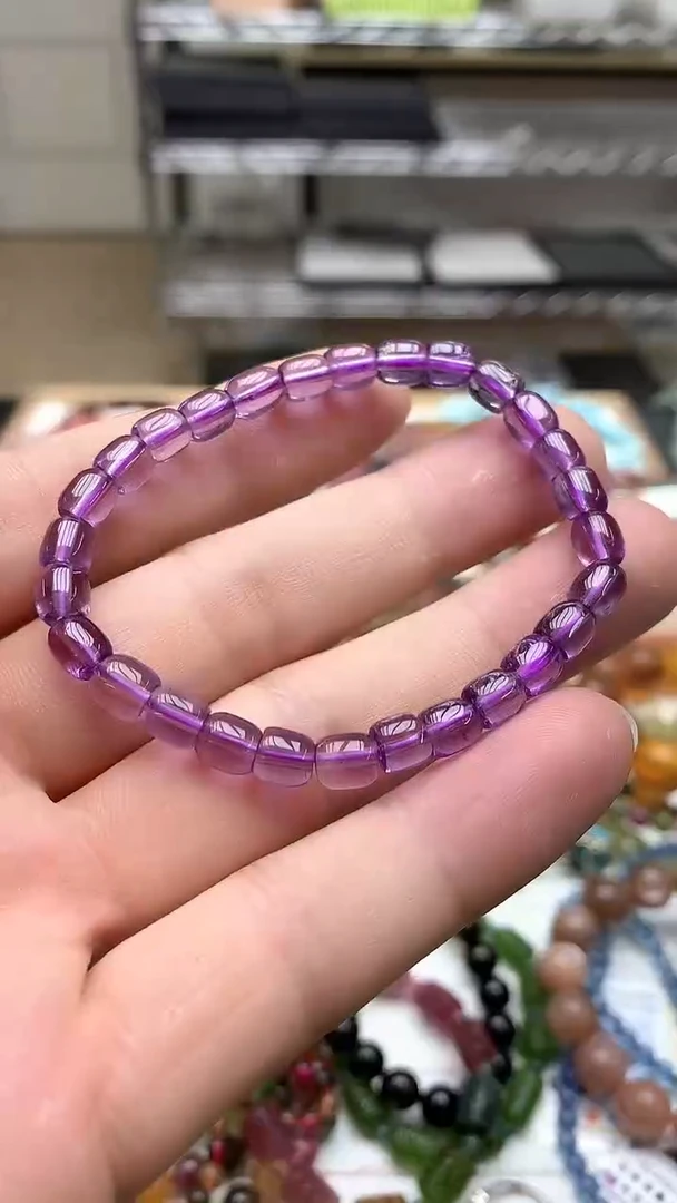 【闪购商品】紫晶手链未镶嵌手链34