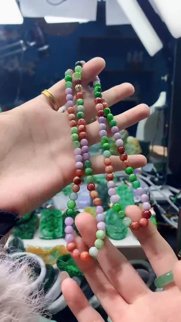 颈饰未镶嵌翡翠天然缅甸翡翠a货