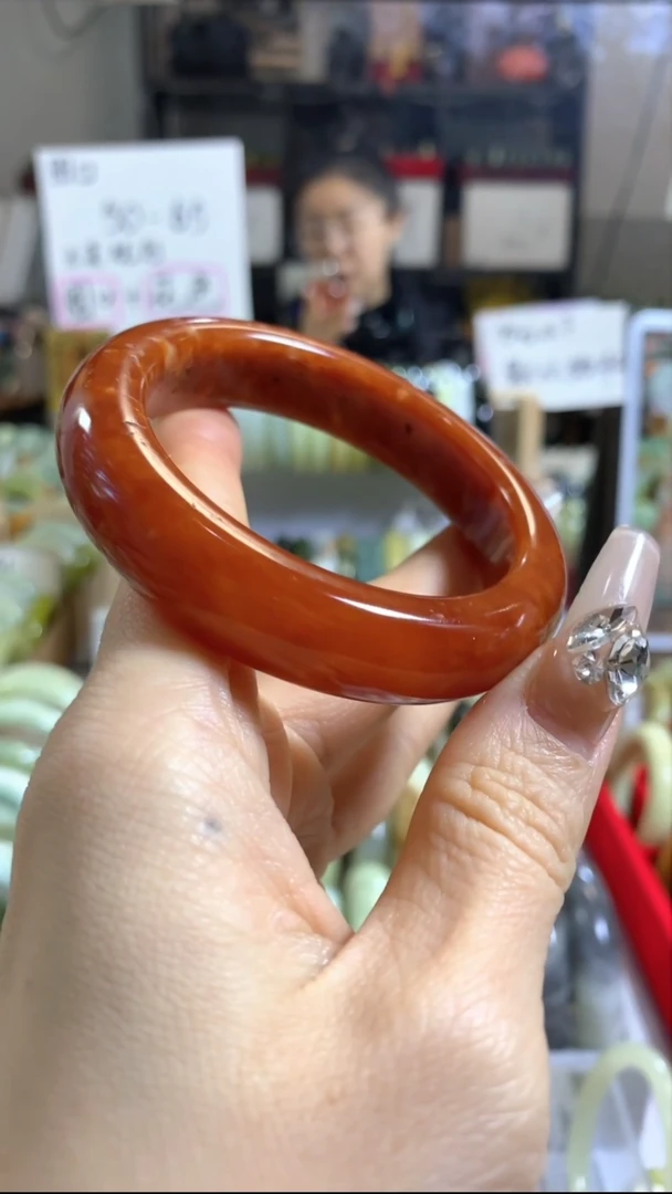 未镶嵌岫玉手镯46(54+）