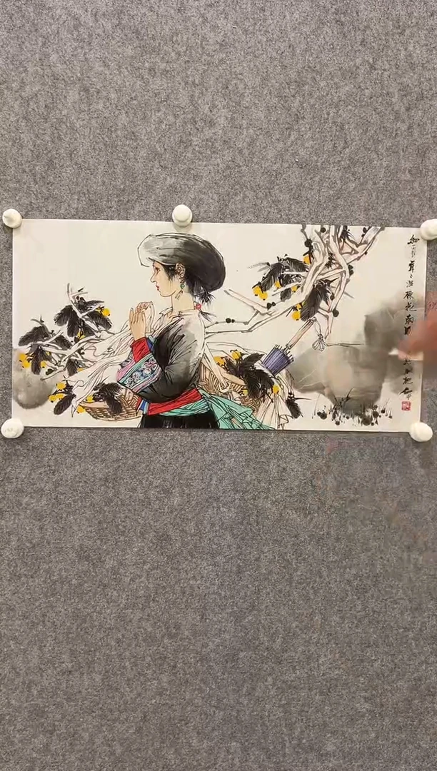 国画刘向平-2平尺-国画作品