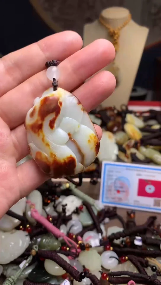 颈饰未镶嵌和田玉新疆料青海料清水和田玉吊坠