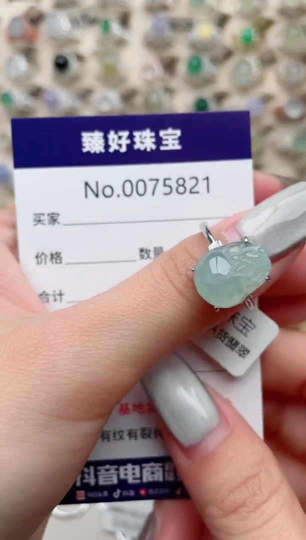 【闪购商品】翡翠戒指银S925镶嵌..........
