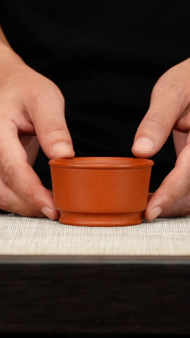 茶壶紫砂朱泥宽口杯