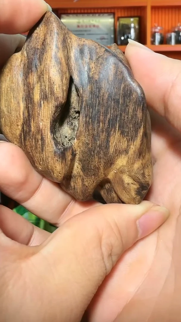 沉香手把件197号虎斑棋52g多样性发一
