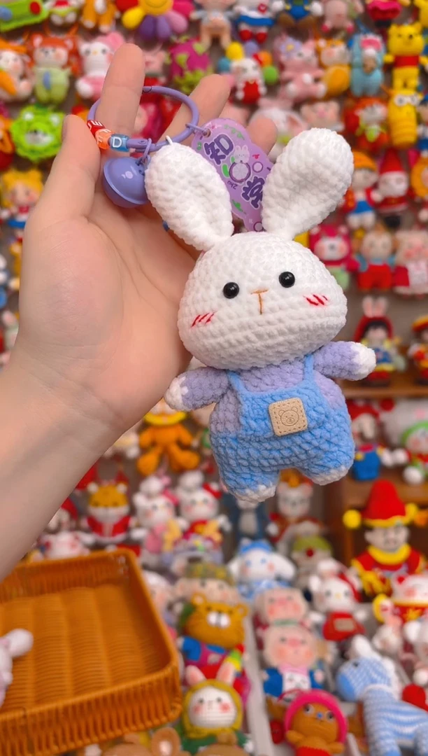 纯手工制作毛线钩织成品生肖兔