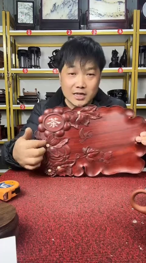 木血檀木干泡台********