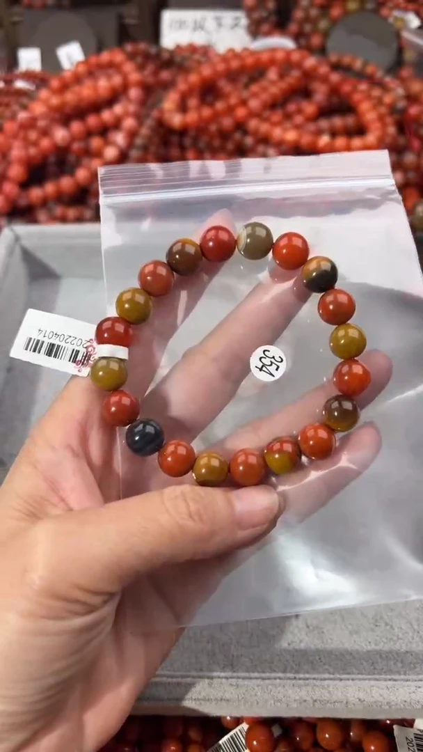南红玛瑙手串未镶嵌10