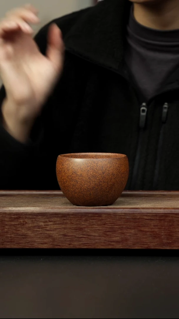 紫砂茶壶高温段泥 禅定杯