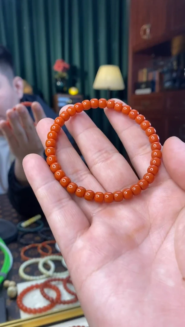 未镶嵌手串南红玛瑙6mm老型