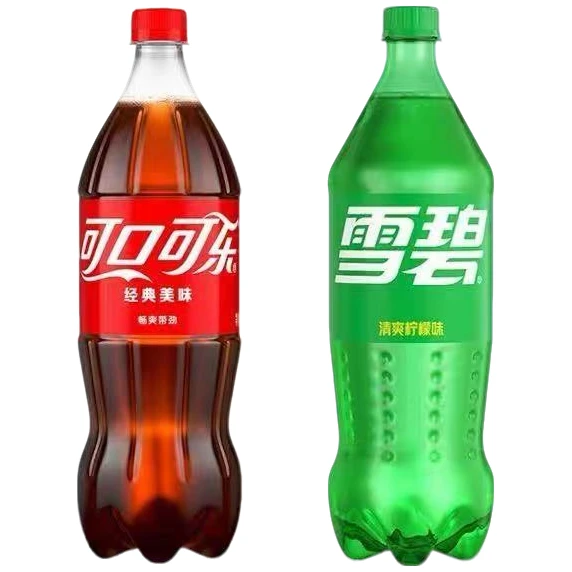 可口可乐1.25L+雪碧1.25L经典可乐雪碧组合装大瓶碳酸饮料