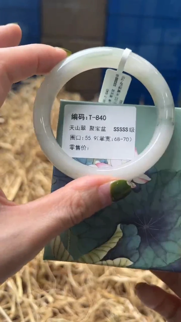 未镶嵌手镯石英质玉T840