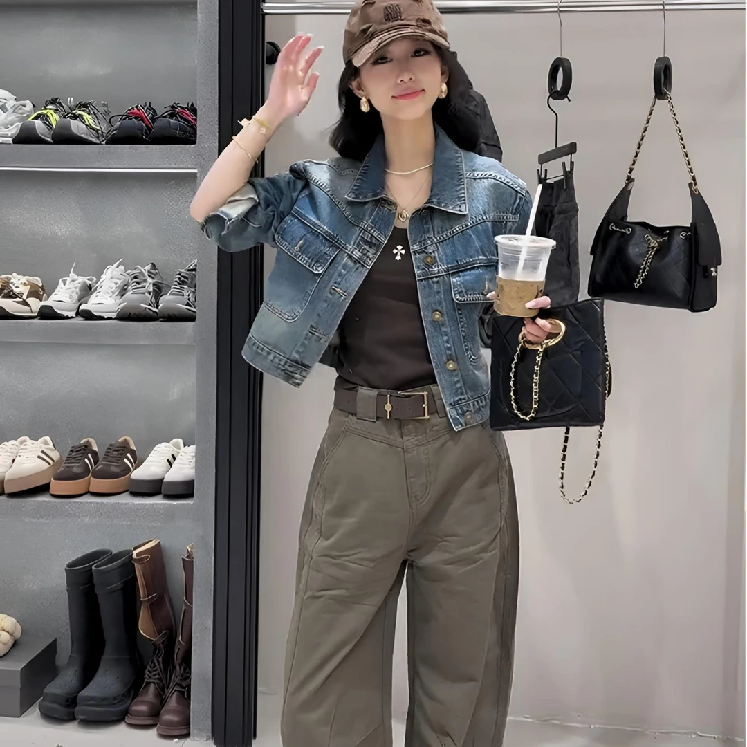 城市牧野风 牛仔外套  欧货精品款