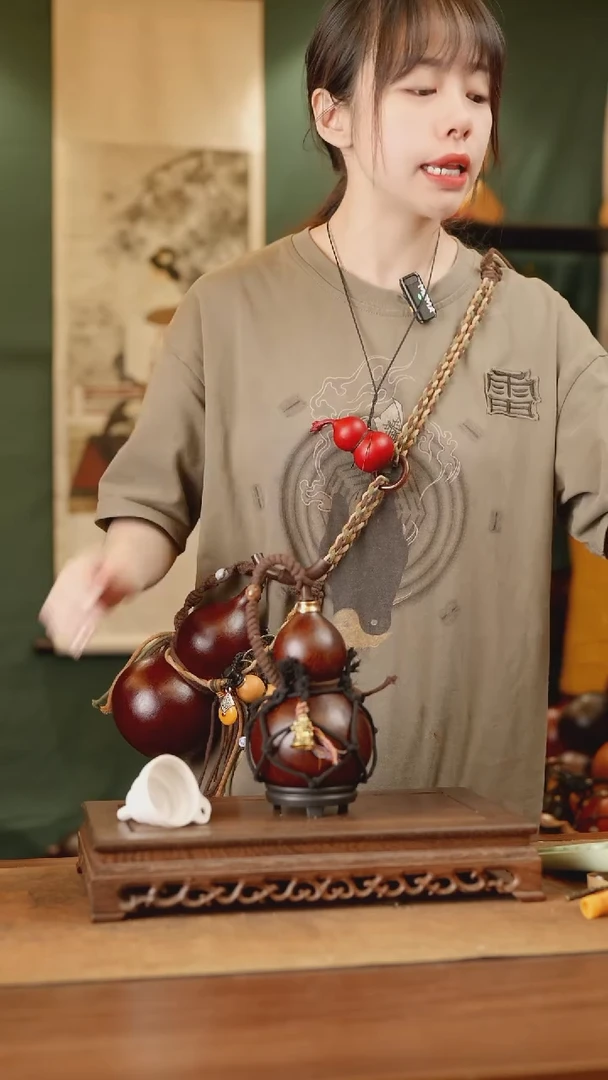31号精品天然大漆酒葫芦一物一拍~