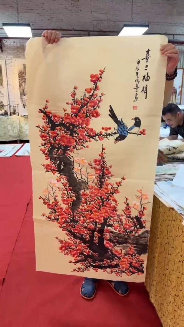 国画国画字画小姐姐真好看