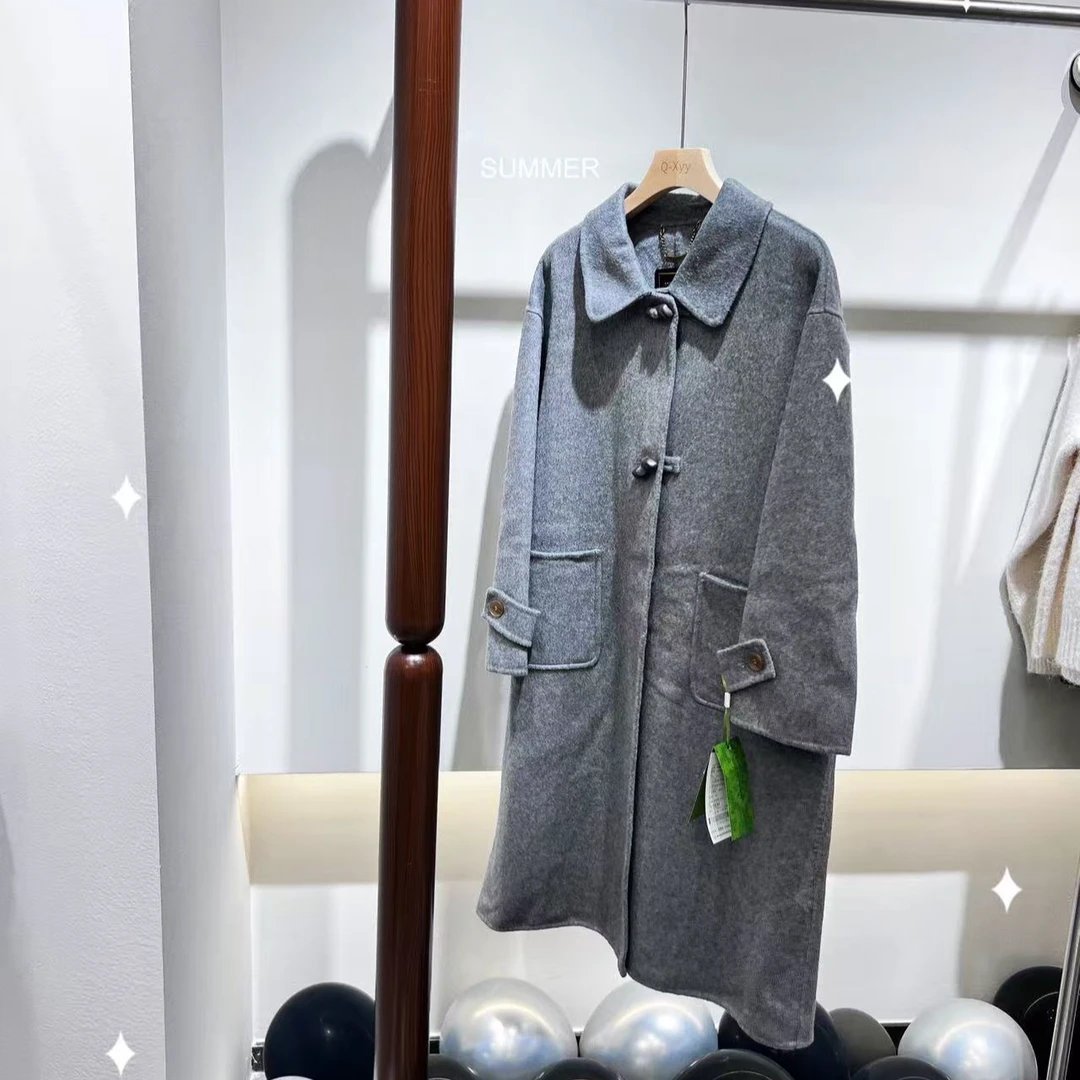 【Q-xyy服饰】开业上新 设计师款大衣  24108