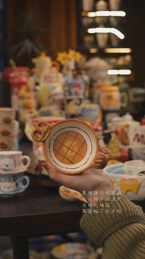 景德镇釉下彩绘设计师款式陶瓷