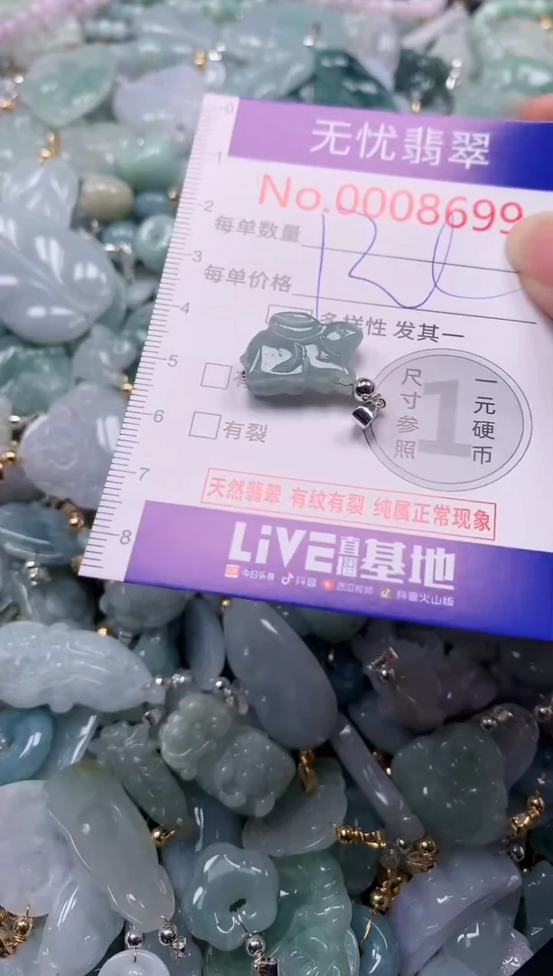 吊坠(不含链)未镶嵌翡翠8699