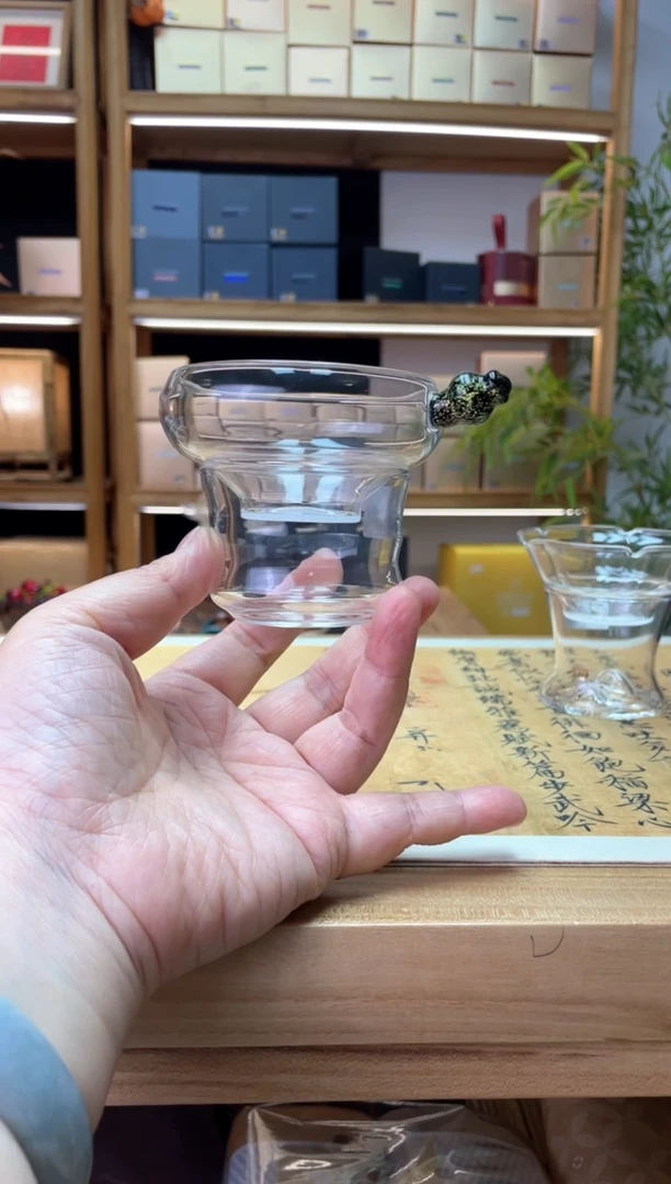 【闪购商品】禾器/奉珠激光打孔茶漏/黑金