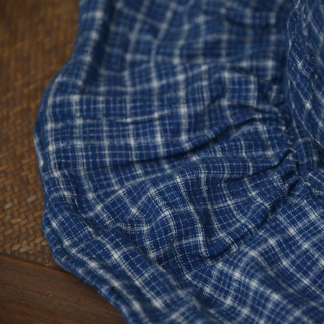 桑在云间  语冰老布遮阳帽