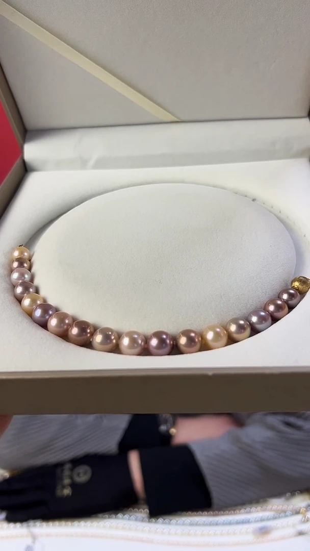 【闪购商品】淡水珍珠手链未镶嵌糖果紫珠手链