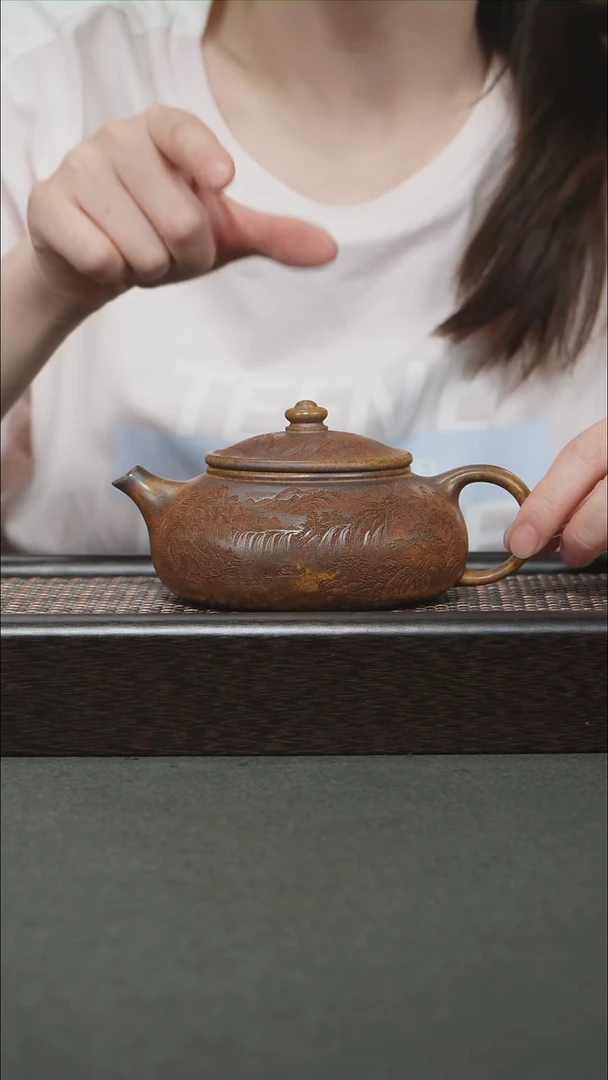 茶壶紫砂宜兴紫砂280cc0415