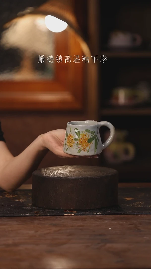 陶瓷景德镇高温釉下手绘陶瓷385