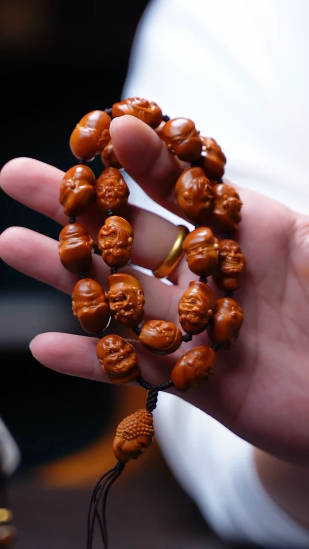 手串/手链橄榄核小籽恶僧全家福