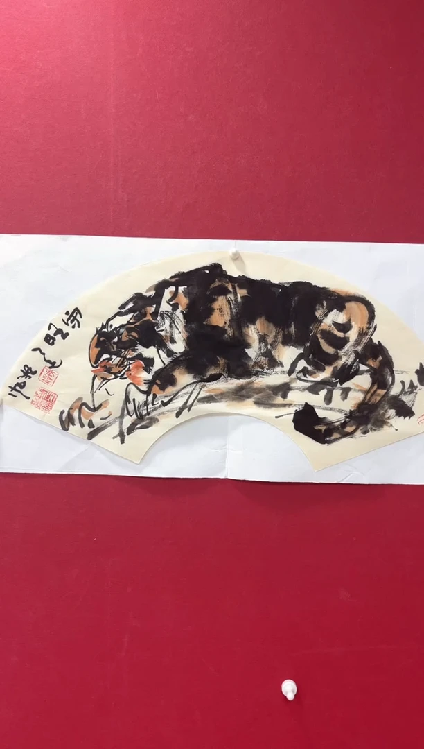 国画封晓阳老师小扇面