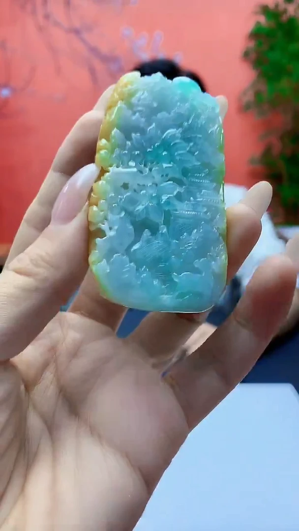未镶嵌定制翡翠4917ty-毛货挂件46