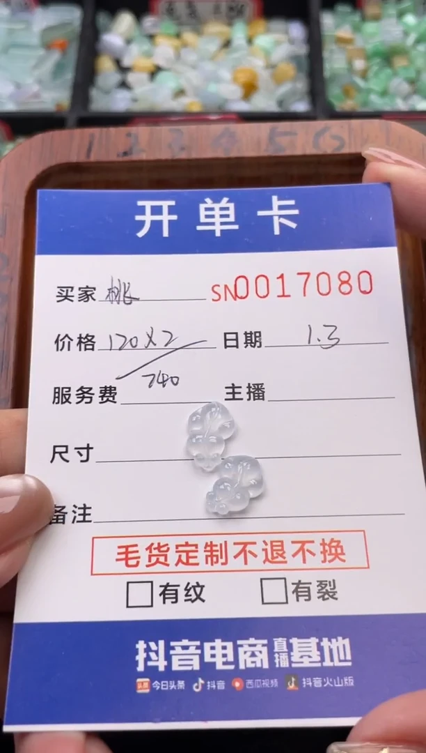 颈饰未镶嵌翡翠“*”17080