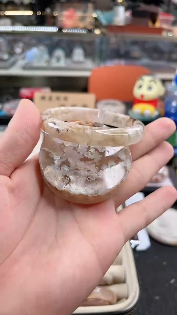 未镶嵌手镯石英质玉60圈口 （赠品镯心）3886137