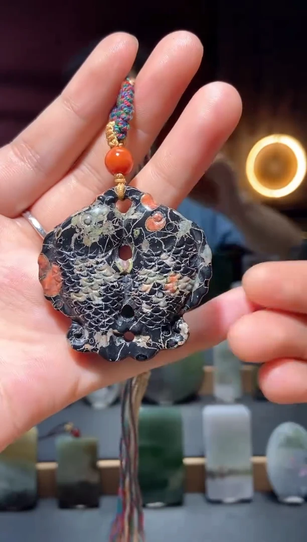 蛇纹石玉未镶嵌笔搁yc