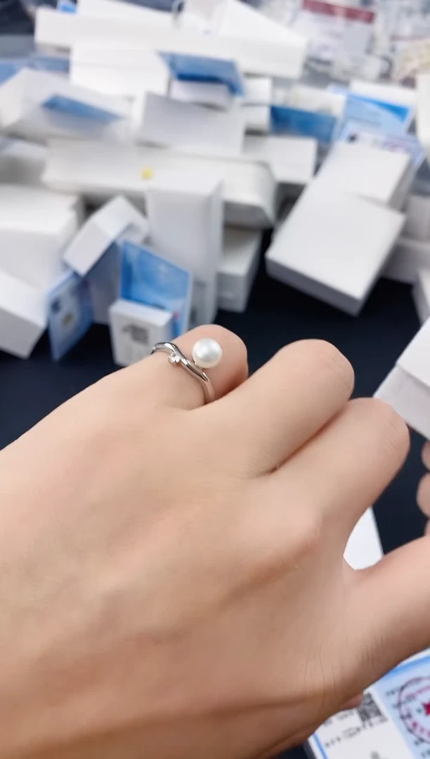 未镶嵌耳饰淡水珍珠JZ1010