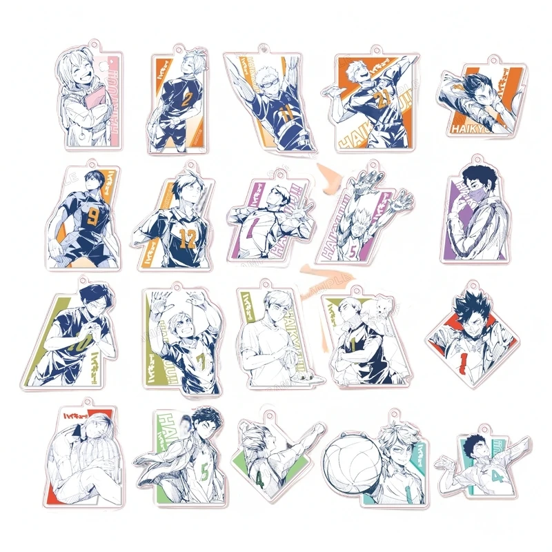 （獭獭直播）排球少年亚克力小挂件