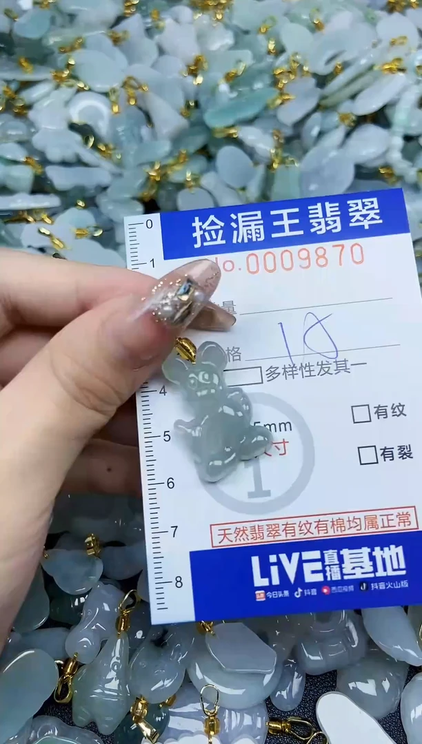 翡翠未镶嵌颈饰天然A货翡翠