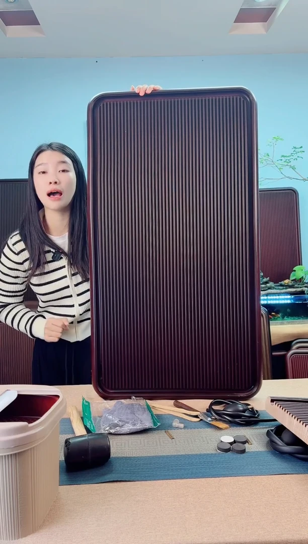 90*50*5千川大板红色款式茶盘