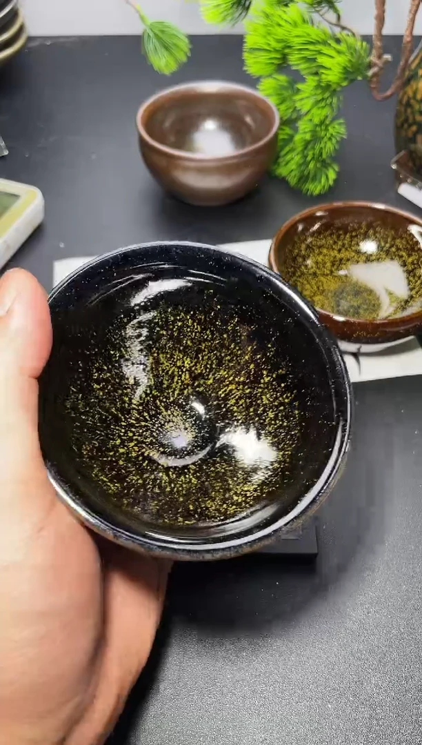 茶盏129 叶紫建盏