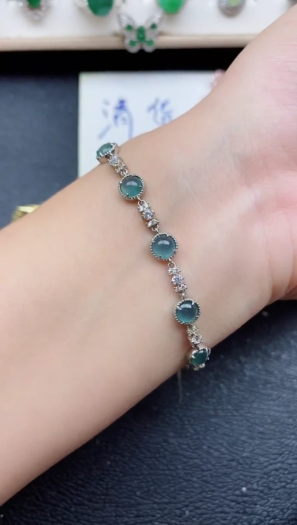 【闪购商品】翡翠戒指银S925镶嵌111111