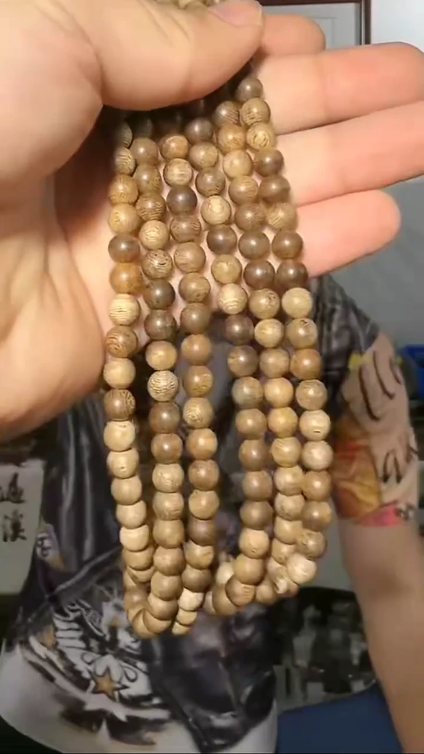 手串沉香62号长串尖峰岭0.7多样性发一