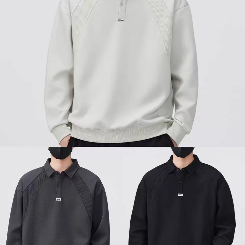 《年终清仓》 秋冬款加绒牛角袖纽扣小标休闲卫衣