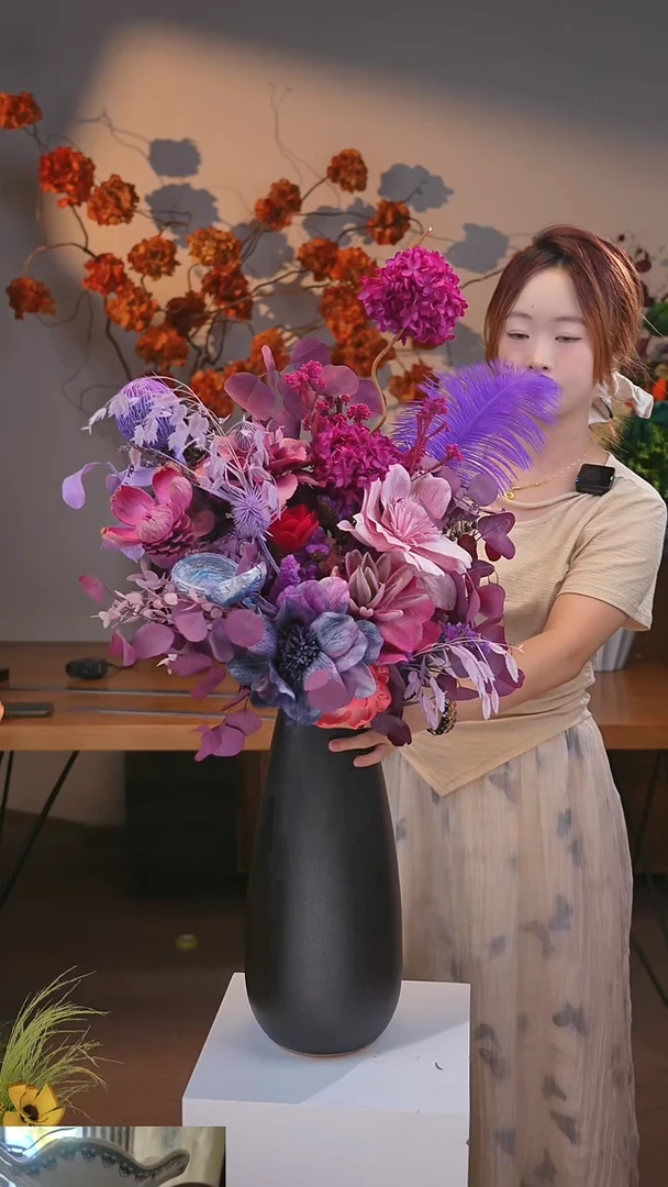 图片款式：单花束+花瓶