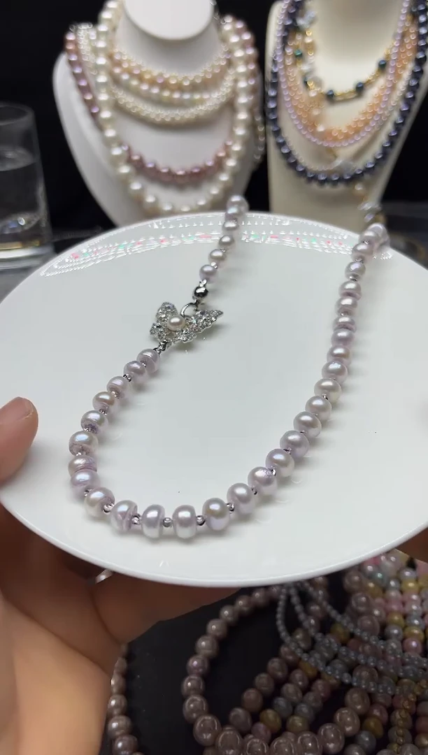 淡水珍珠未镶嵌颈饰多人