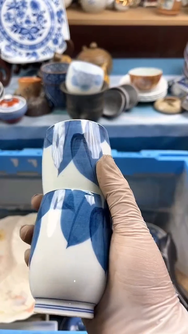 瓷片英歌瓷器满19.9包邮