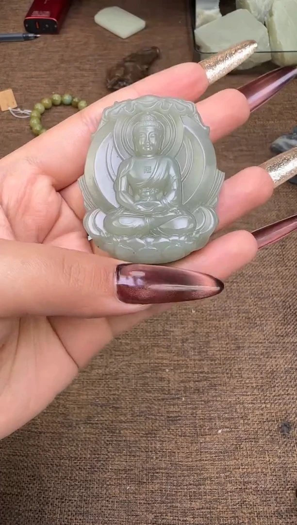 吊坠(不含链)未镶嵌和田玉吊坠