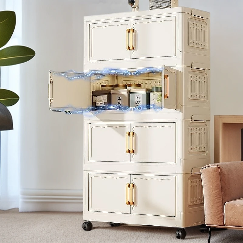 简约宿舍折叠式收纳柜宝宝玩具储物柜卧室床头柜儿童衣柜