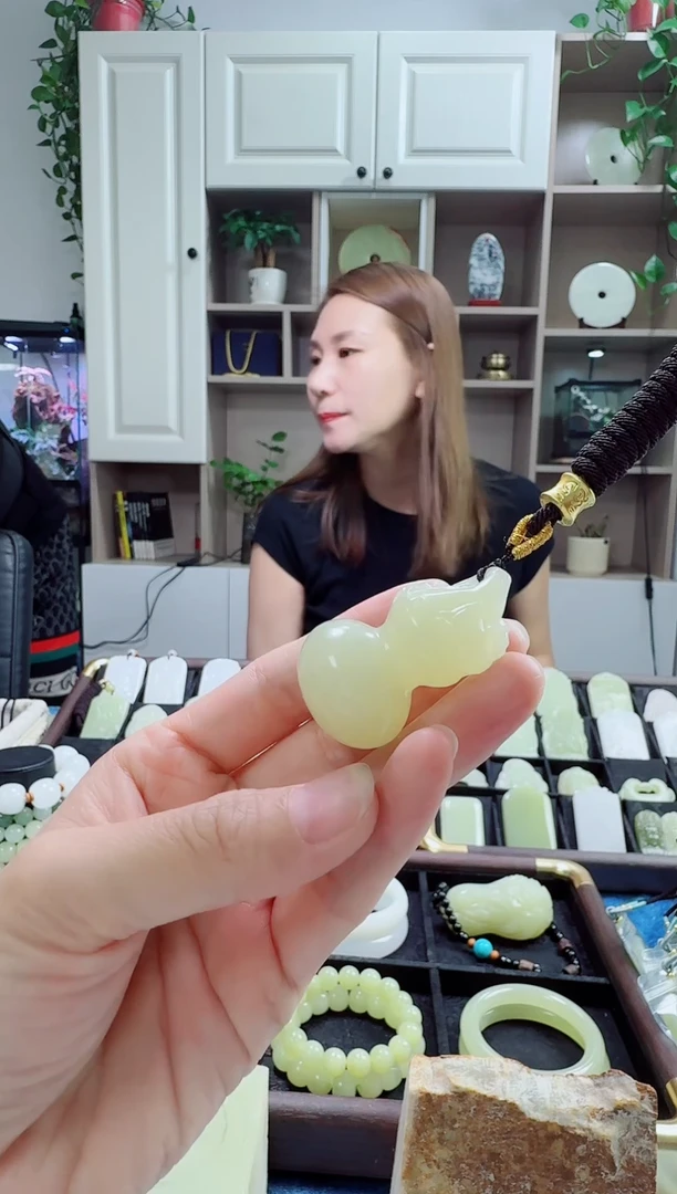 玉天然青海  葫芦 送礼盒